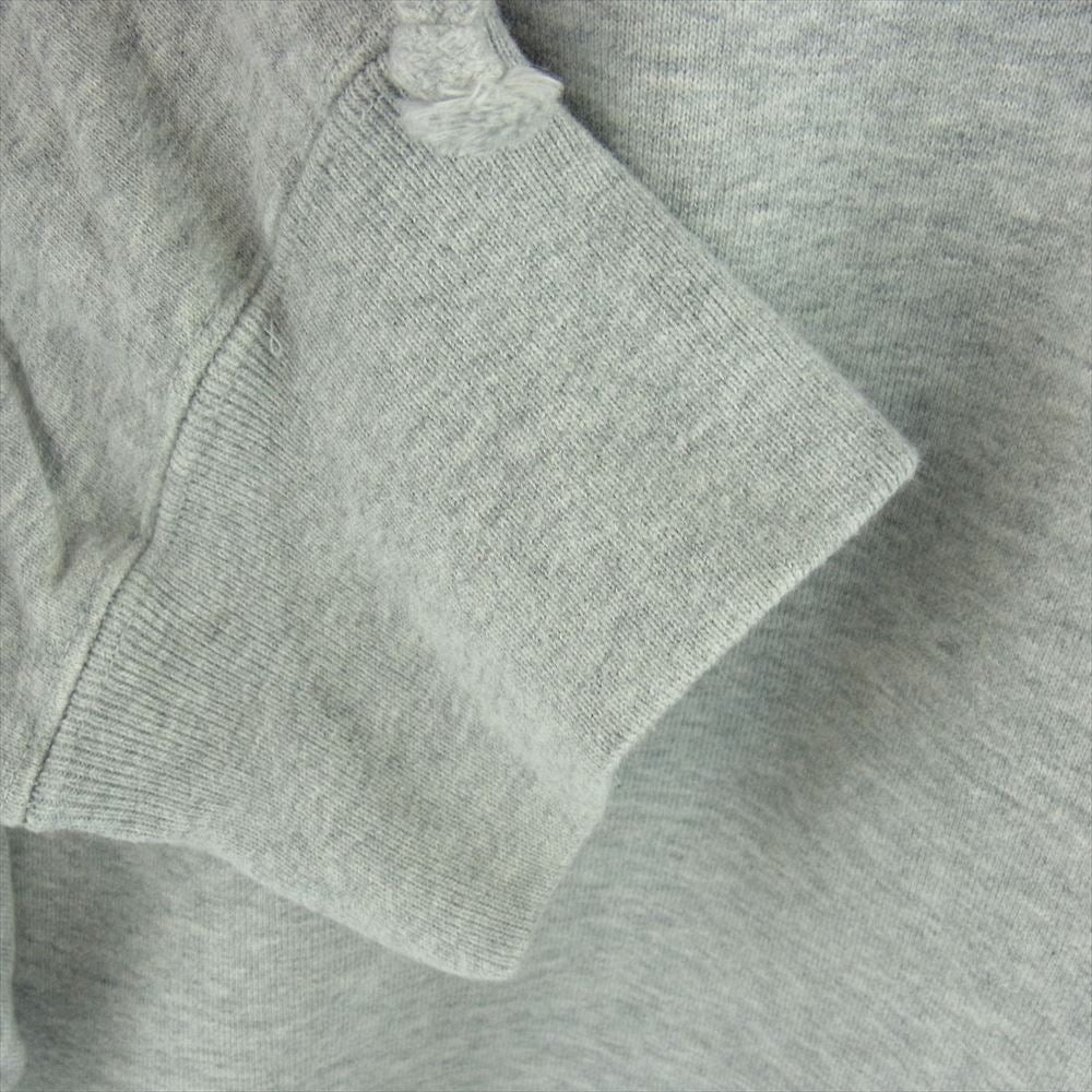 Supreme シュプリーム 21AW Contrast Hooded Sweatshirt コントラスト フーデッド スウェット パーカー グレー系 レッド系 XXL【中古】