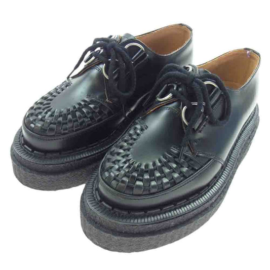 Sacai サカイ × GEORGE COX 21-05763 Double Sole Hamilton ダブルソール ハミルトン クリーパー シューズ  ブラック系 3【中古】