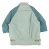 Sacai サカイ 22SS 22-06108 デニム切替 パフスリーブ ブルゾン 半袖 ジャケット オフホワイト系 ライトブルー系 2【中古】