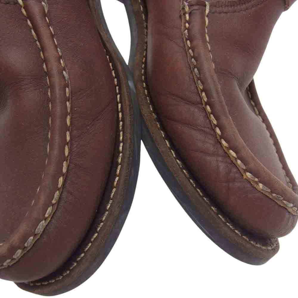 RUSSELL MOCCASIN ラッセルモカシン DOUBLE MOC BOTTOM ZEPHYR  モックトゥ ゼファー レザー ブーツ ビブラムソール ブラウン系 8【中古】