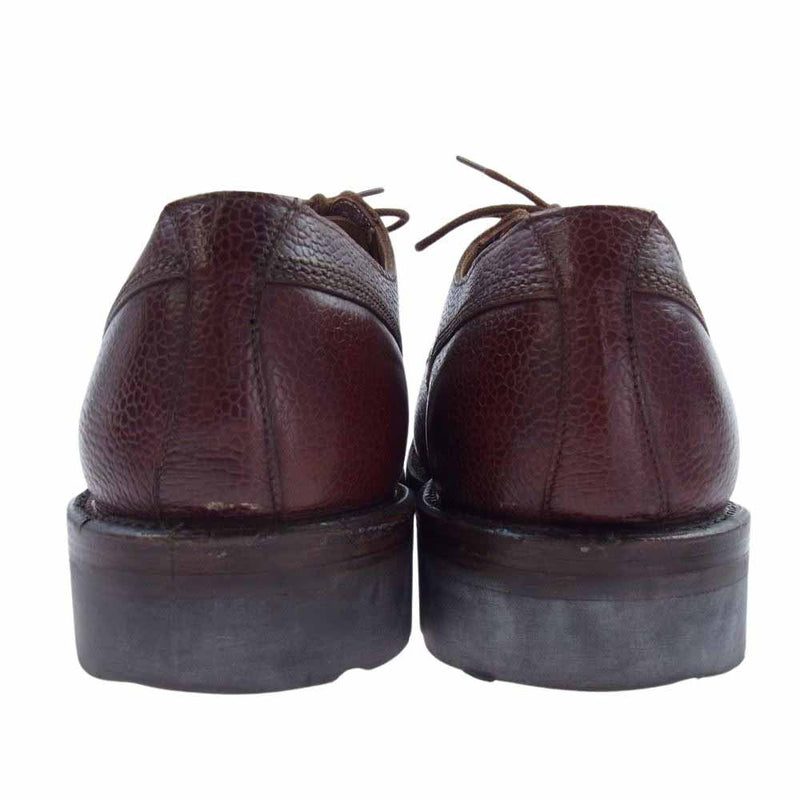 CROCKETT&JONES クロケットアンドジョーンズ 792 イングランド製 VELDT ヴェルト レザー ドレス シューズ  ブラウン系 7.5【中古】