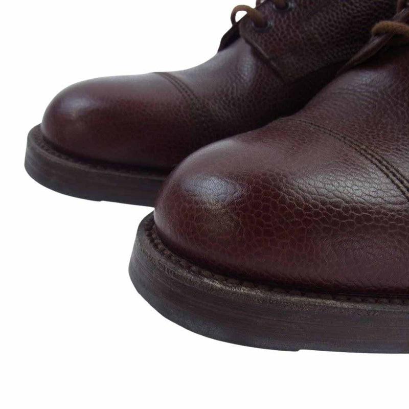 CROCKETT&JONES クロケットアンドジョーンズ 792 イングランド製 VELDT ヴェルト レザー ドレス シューズ  ブラウン系 7.5【中古】