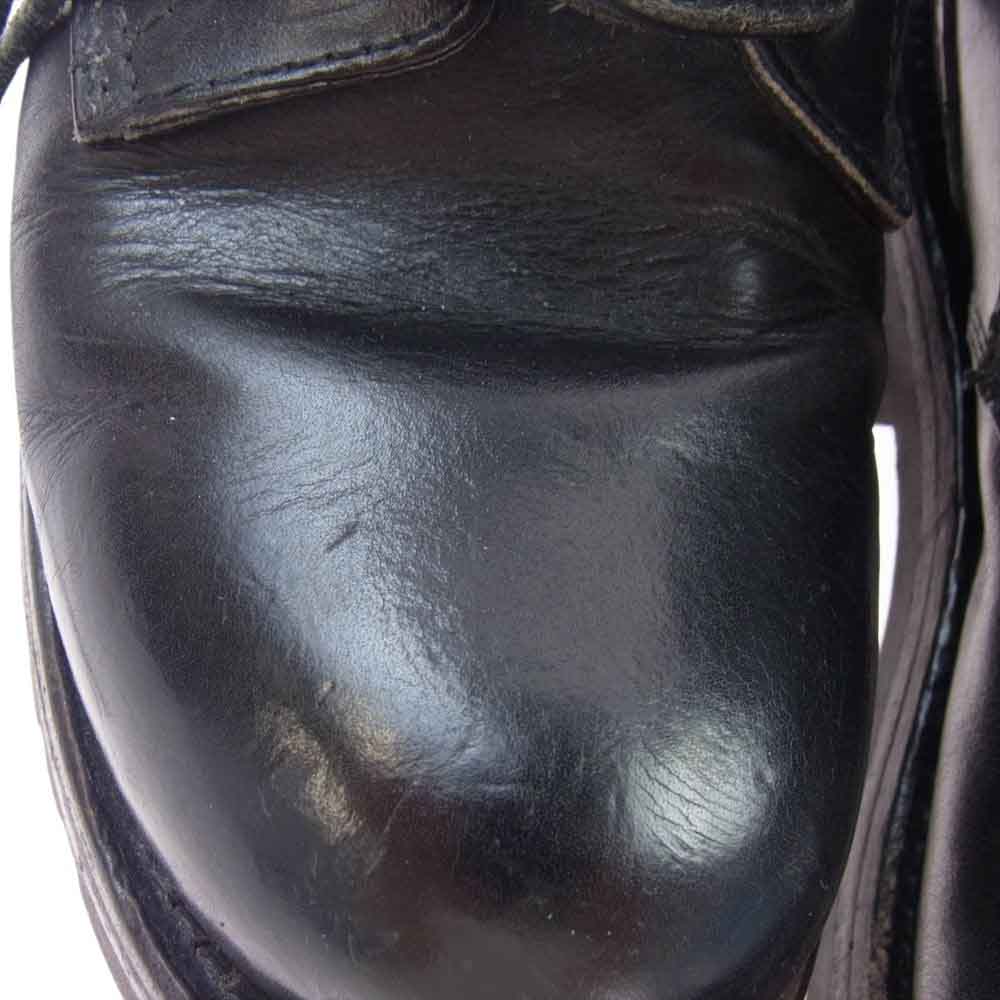 BUTTERO ブッテロ レザー レースアップ ブーツ ブラック系【中古】