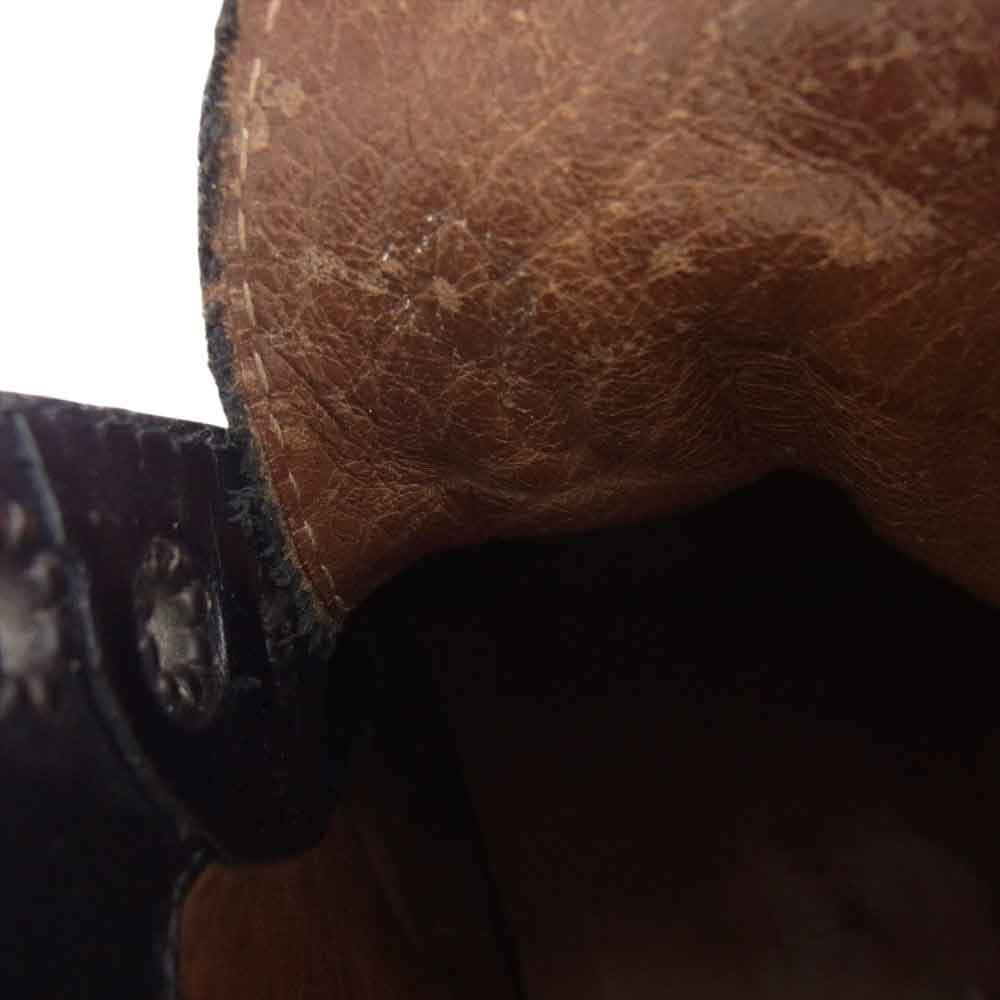 BUTTERO ブッテロ レザー レースアップ ブーツ ブラック系【中古】