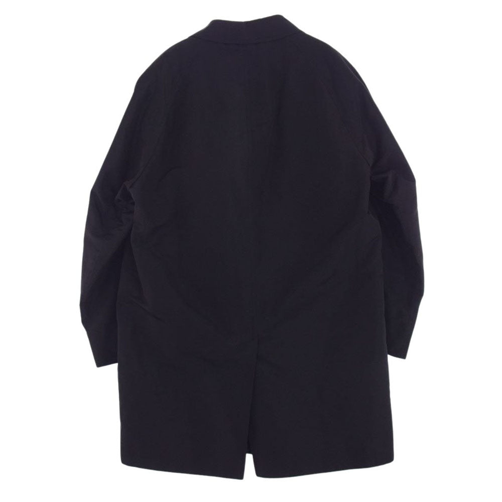 Herno ヘルノ 400247 Bolla シルク ステンカラーコート リアルファー ライナー付き コート ※襟ファー欠品 ブラック系【中古】