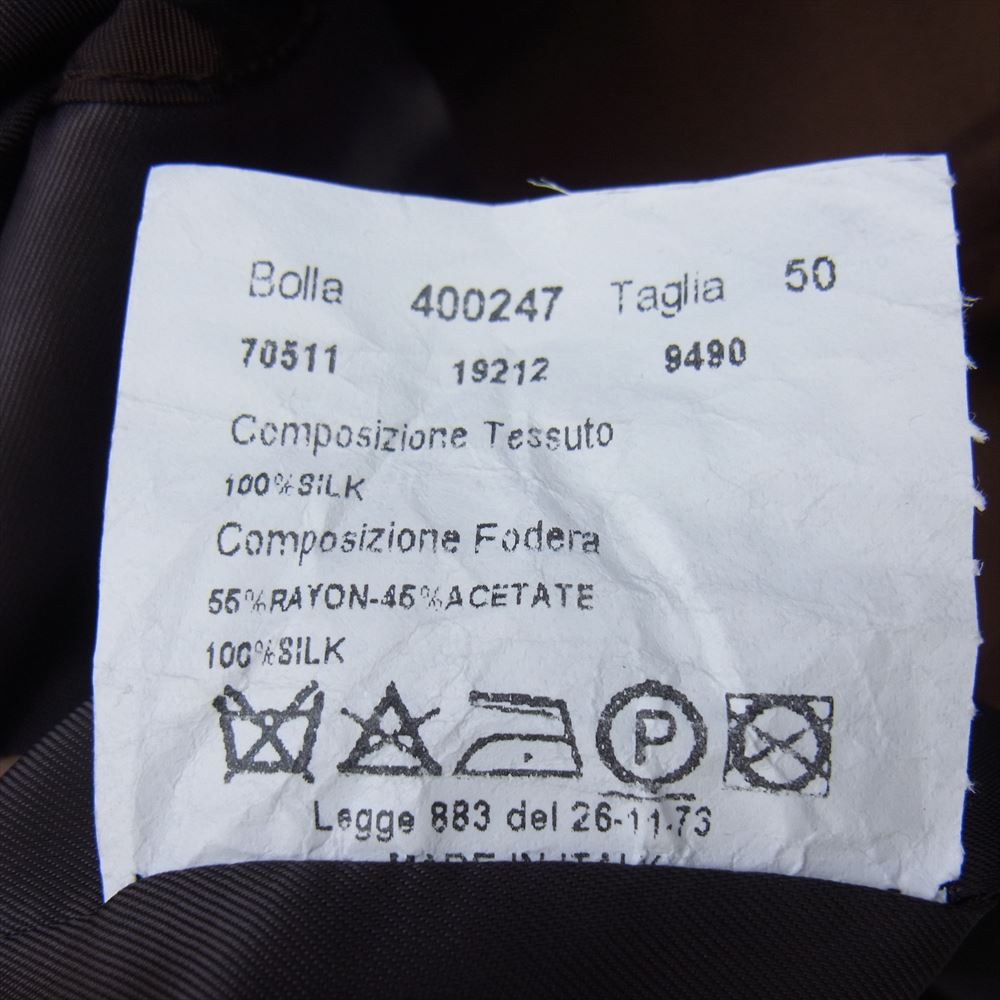 Herno ヘルノ 400247 Bolla シルク ステンカラーコート リアルファー ライナー付き コート ※襟ファー欠品 ブラック系【中古】