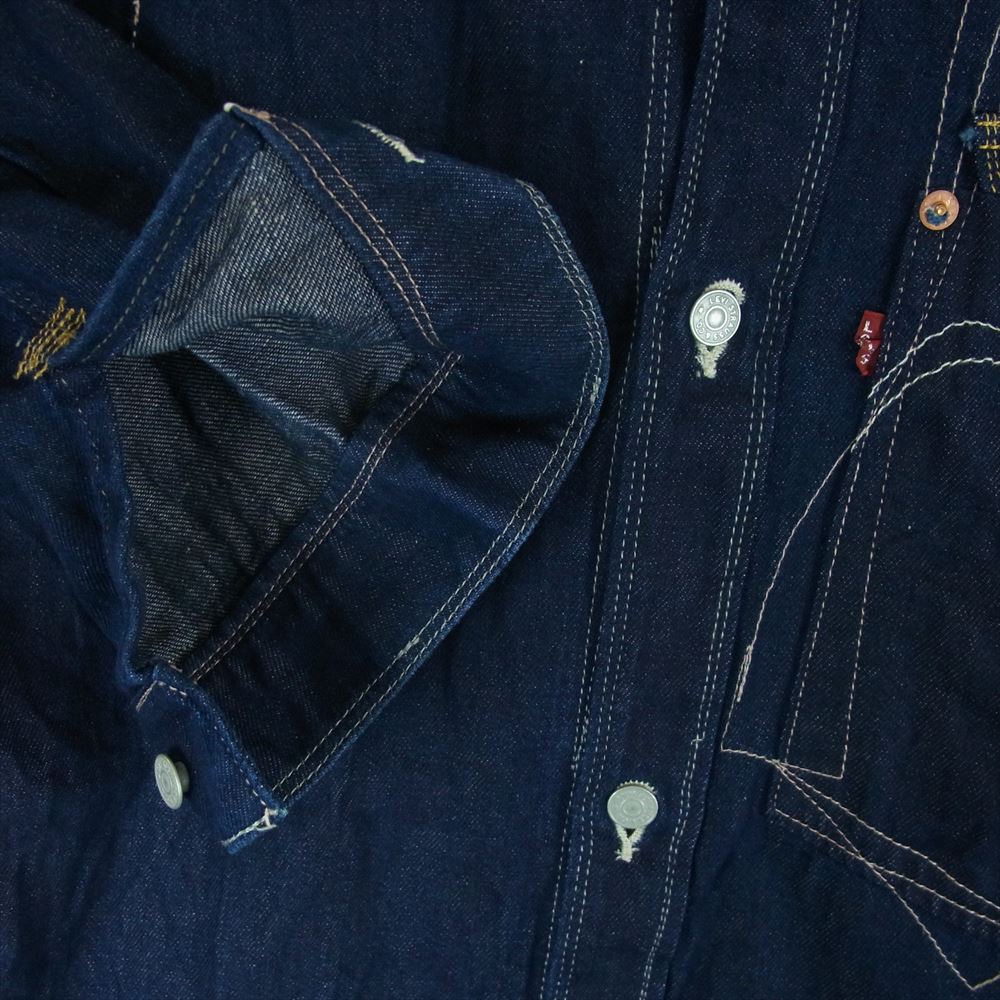 JUNYA WATANABE COMME des GARCONS MAN ジュンヤワタナベコムデギャルソンマン 20AW WF-J912 eYe Levi's リーバイス デニム ワーク 長袖 シャツ インディゴブルー系 S【中古】