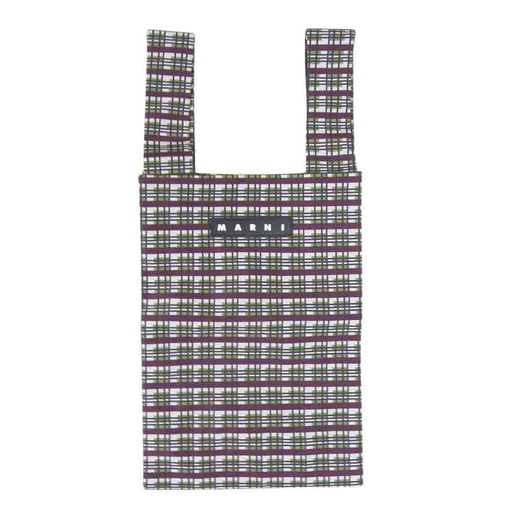 MARNI マルニ PORTER ポーター ショッピングバッグ エコバッグ マルチカラー系【美品】【中古】