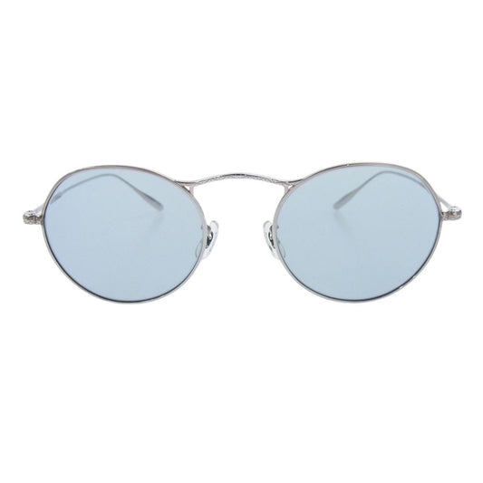 OLIVER PEOPLES オリバーピープルズ M-4 SUN サングラス アイウェア フレーム：シルバー　レンズ：ブルー 49□20-145【中古】