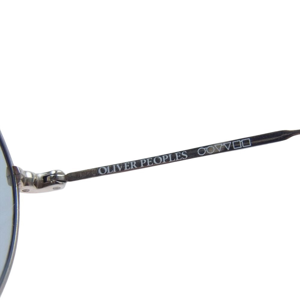 OLIVER PEOPLES オリバーピープルズ M-4 SUN サングラス アイウェア フレーム：シルバー　レンズ：ブルー 49□20-145【中古】