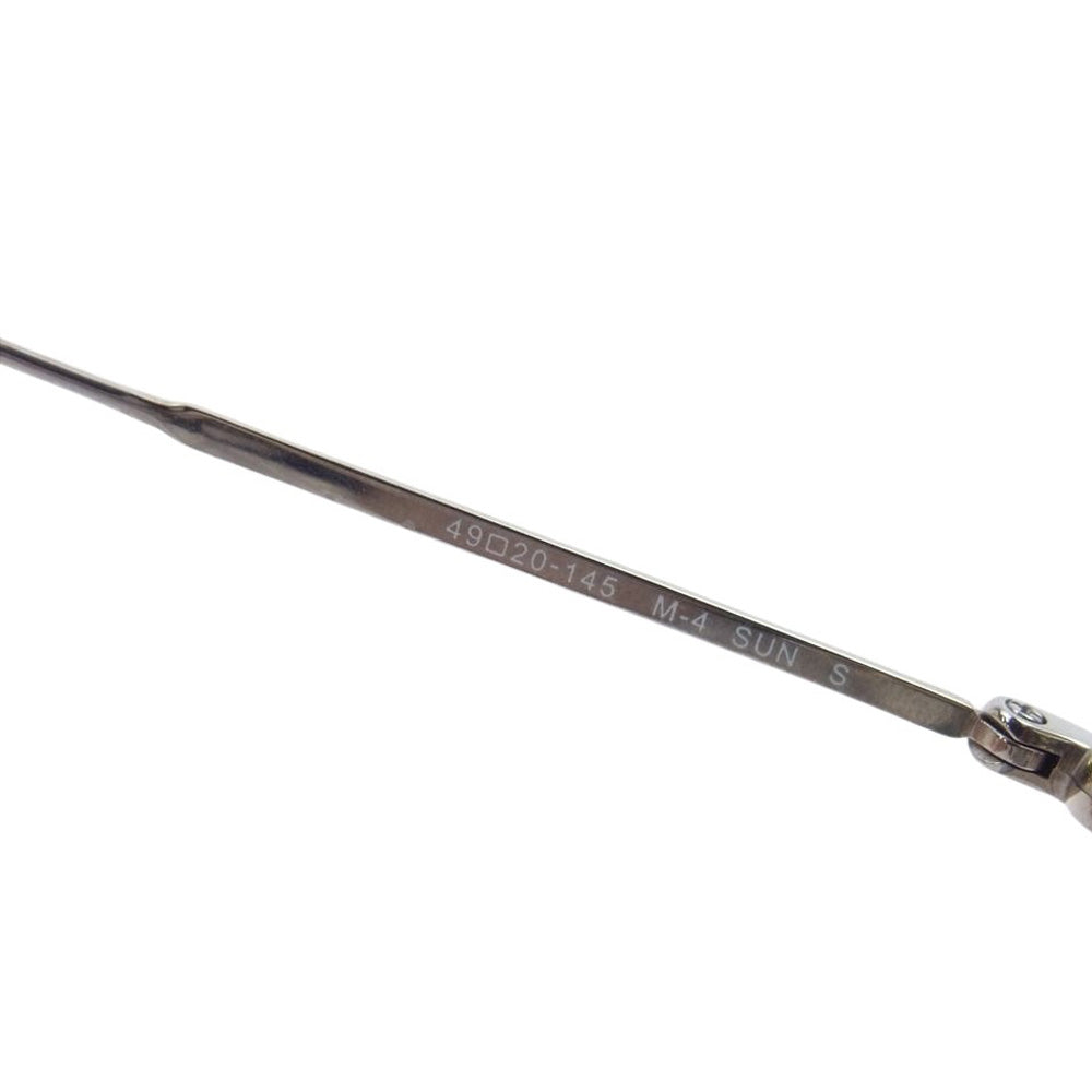 OLIVER PEOPLES オリバーピープルズ M-4 SUN サングラス アイウェア フレーム：シルバー　レンズ：ブルー 49□20-145【中古】