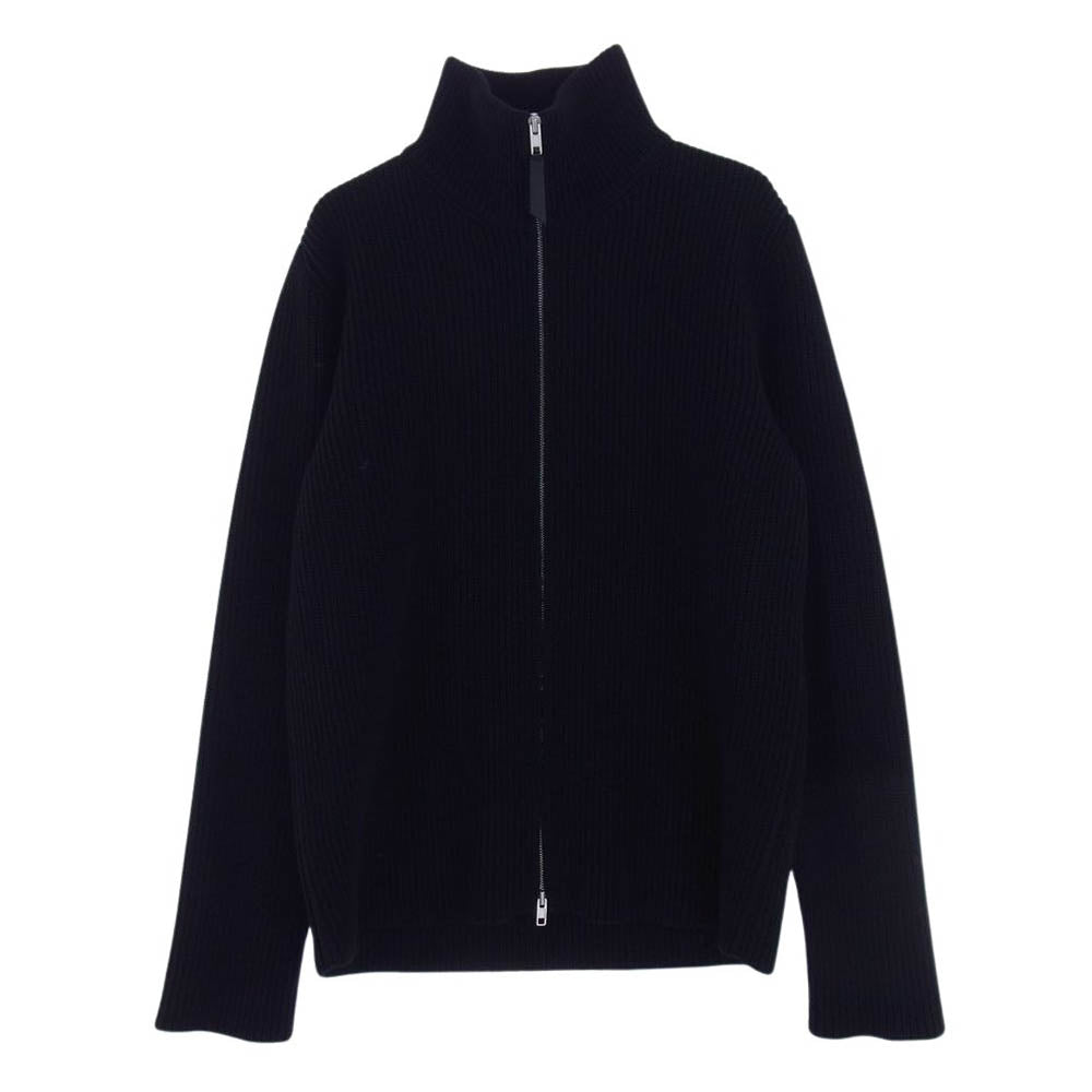 MAISON MARGIELA メゾンマルジェラ 21AW S50GP0246 ドライバーズニット ダブルジップアップ カーディガン ブラック系 S【中古】