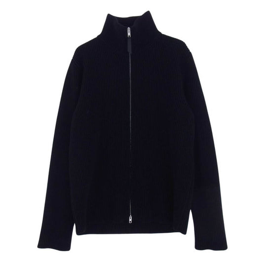 MAISON MARGIELA メゾンマルジェラ 21AW S50GP0246 ドライバーズニット ダブルジップアップ カーディガン ブラック系 S【中古】