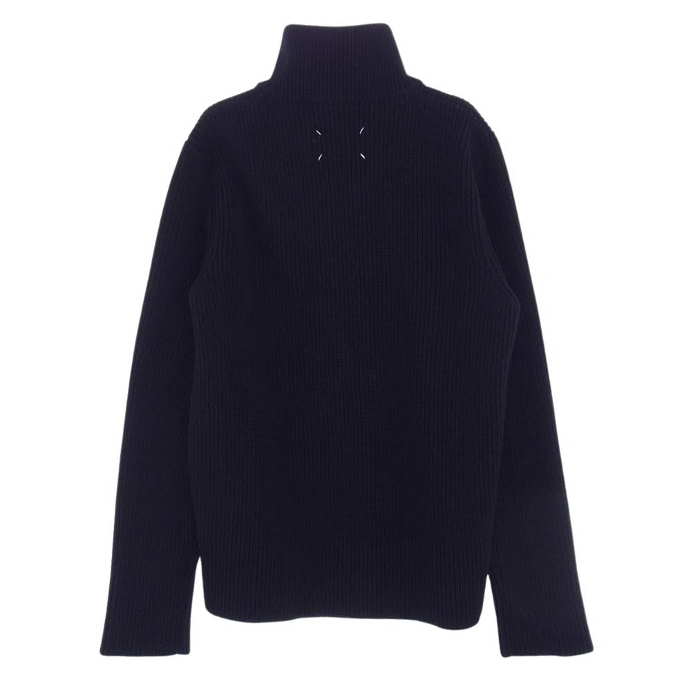 MAISON MARGIELA メゾンマルジェラ 21AW S50GP0246 ドライバーズニット ダブルジップアップ カーディガン ブラック系 S【中古】