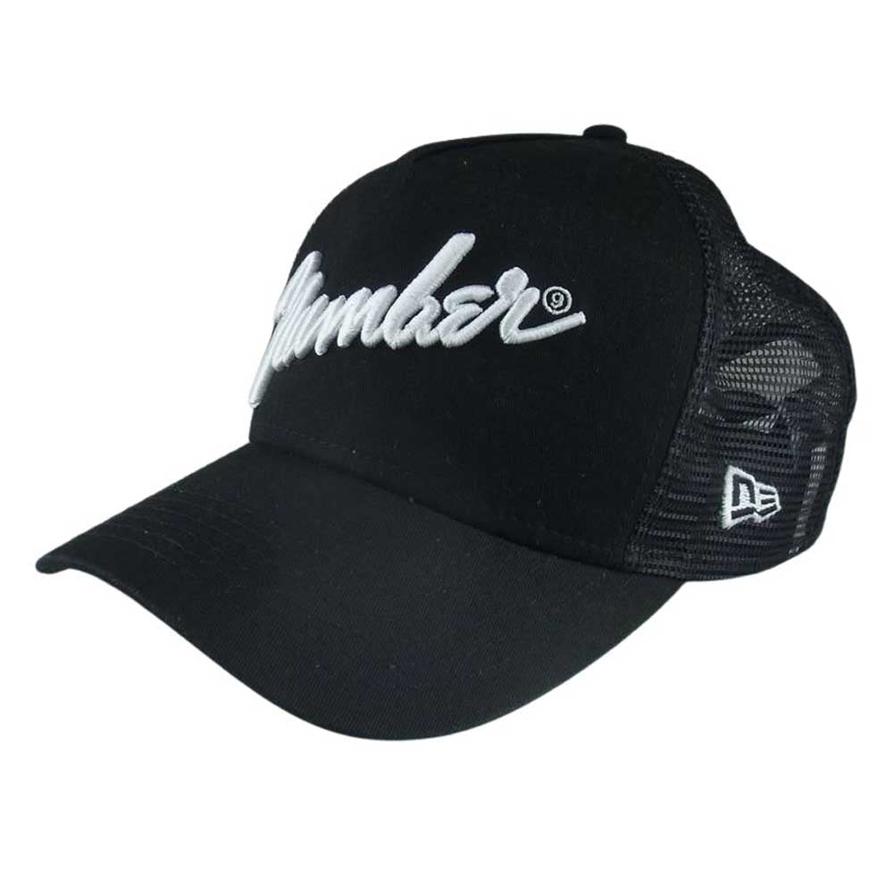 NUMBER(N)INE ナンバーナイン NEW ERA ニューエラ メッシュキャップ  ブラック系【中古】