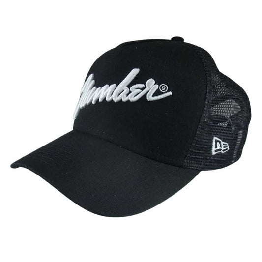 NUMBER(N)INE ナンバーナイン NEW ERA ニューエラ メッシュキャップ  ブラック系【中古】