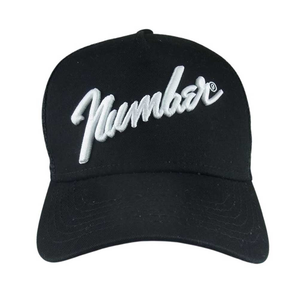 NUMBER(N)INE ナンバーナイン NEW ERA ニューエラ メッシュキャップ  ブラック系【中古】