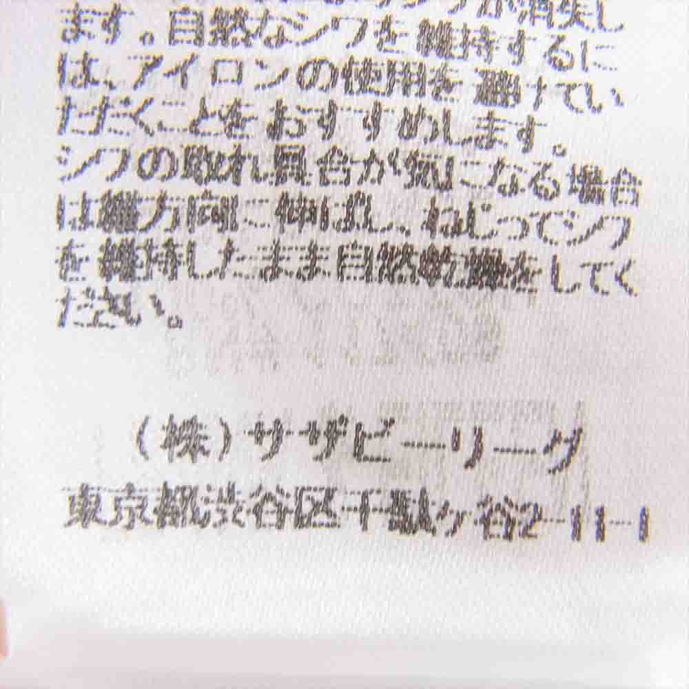 フランク&アイリーン 9920700001 USA製 PAUL ポール コットン シャツ ライトニングボルト 刺繍 ホワイト系 XS【中古】