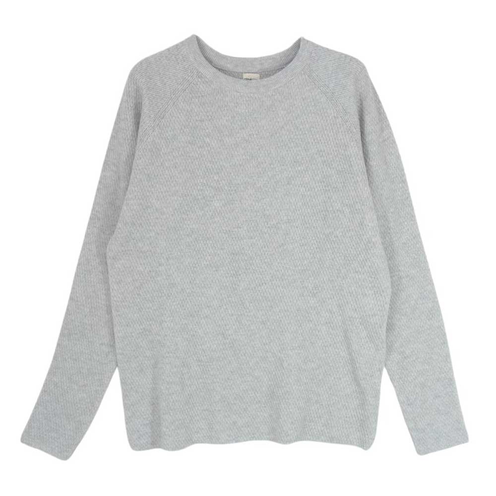 Ron Herman ロンハーマン 19SS 2920800064 ラグラン サーマル ニット 長袖 グレー系 S【中古】