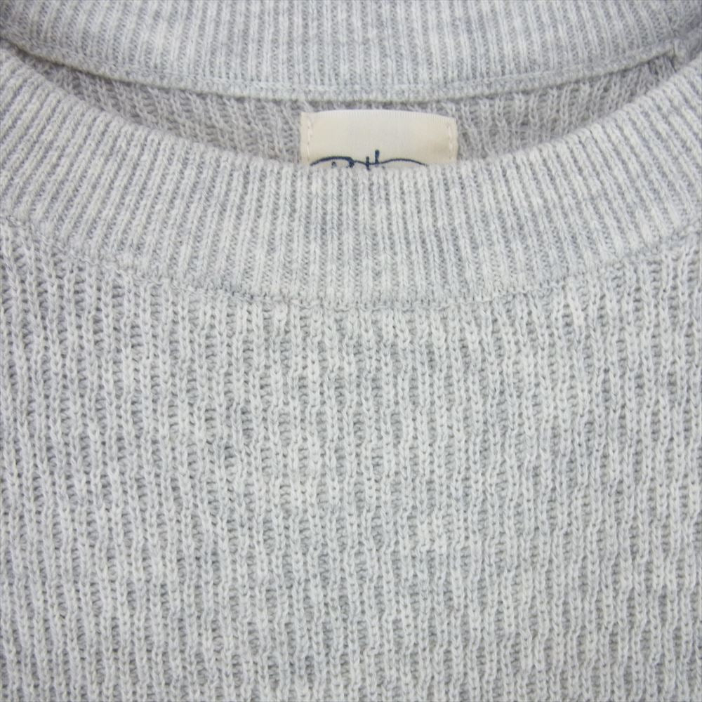 Ron Herman ロンハーマン 19SS 2920800064 ラグラン サーマル ニット 長袖 グレー系 S【中古】