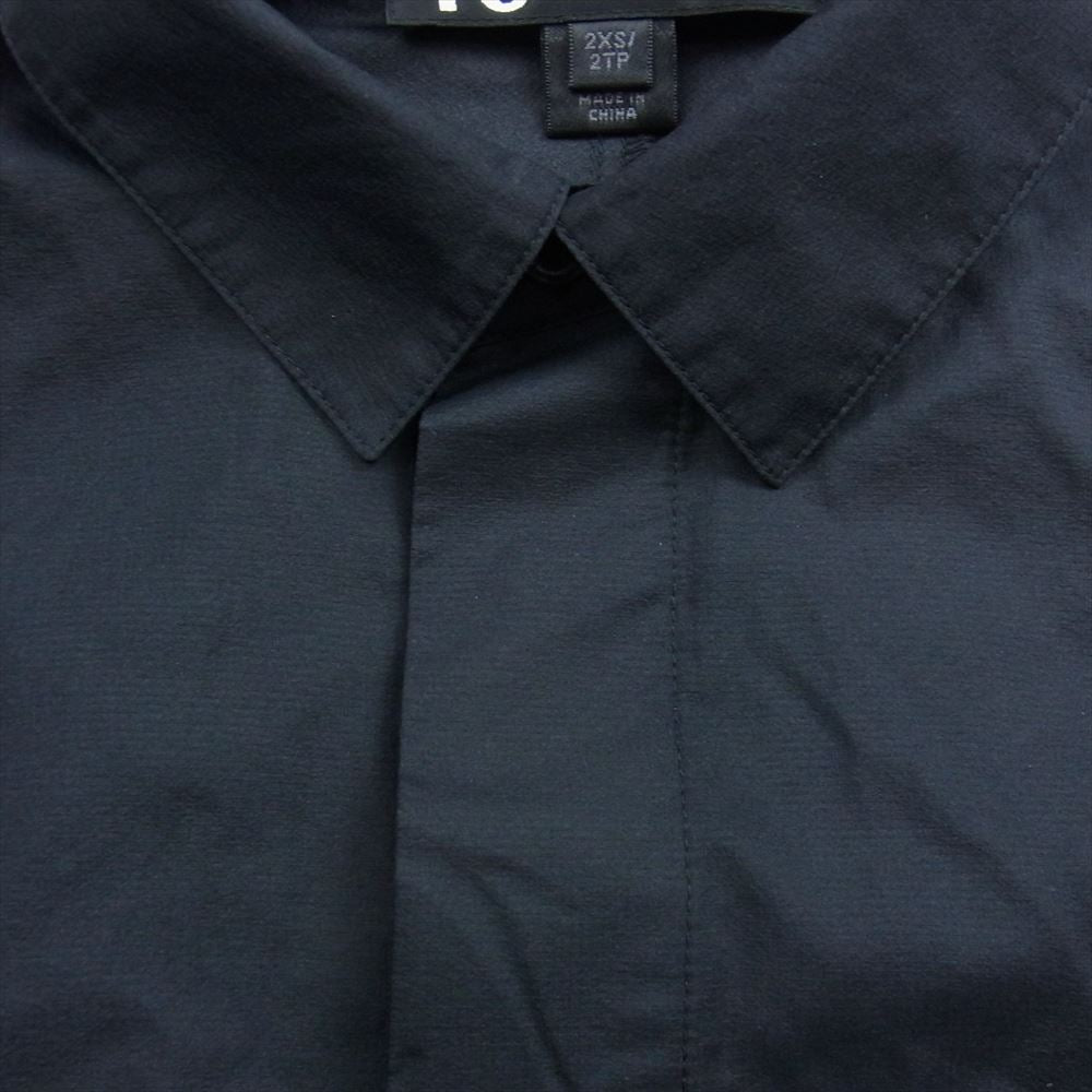 Y-3 Yohji Yamamoto ワイスリー ヨウジヤマモト DY7243 W ADIZERO SHIRT 比翼 長袖 バッグデザイン シャツ ブラック系 2XS【中古】
