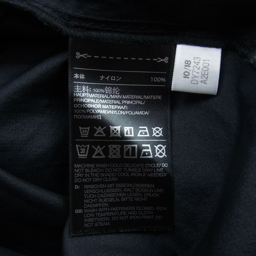 Y-3 Yohji Yamamoto ワイスリー ヨウジヤマモト DY7243 W ADIZERO SHIRT 比翼 長袖 バッグデザイン シャツ ブラック系 2XS【中古】
