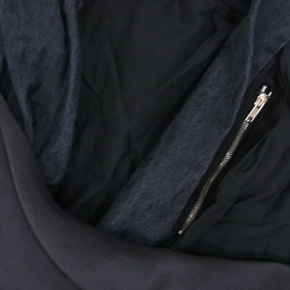 Rick Owens リックオウエンス RU2779  COM レザー 切替 ベストジレ ブラック系 46【中古】