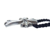CHROME HEARTS クロムハーツ（原本無） CH CRS SML BC スモールCHクロス レザーブレイド Wボロチップ ネックレス  シルバー系【中古】