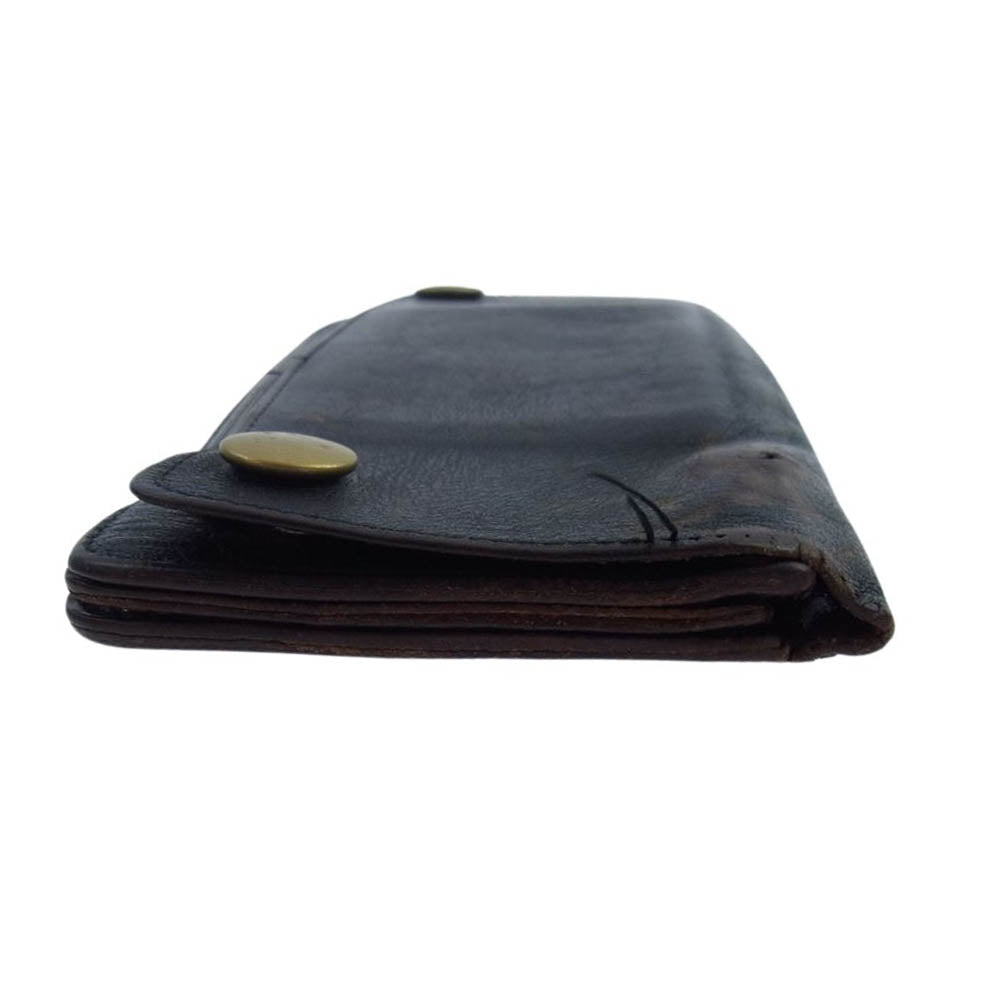 TENDERLOIN テンダーロイン T-WALLET トラッカー ウォレット ホースハイド ブラック系【中古】