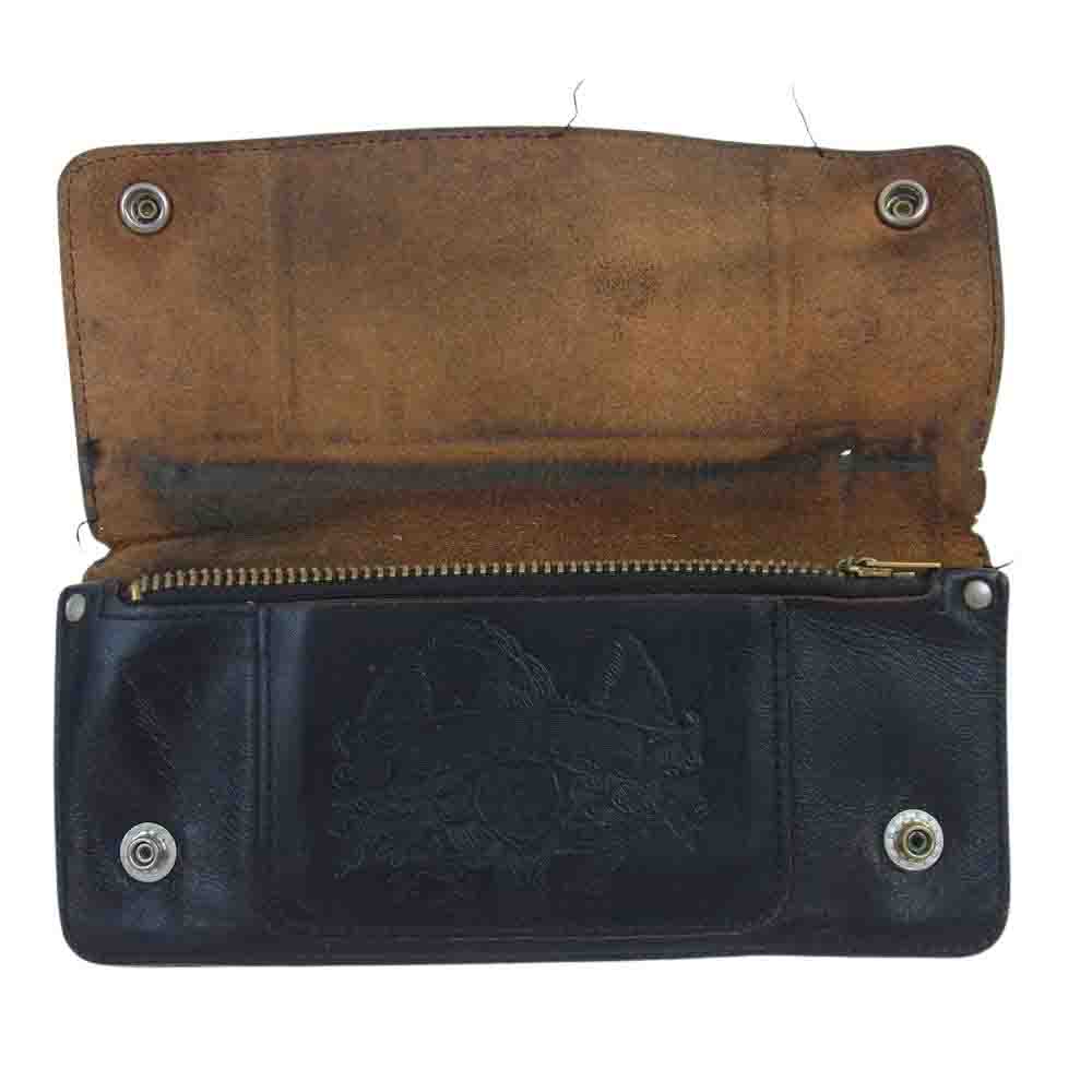 TENDERLOIN テンダーロイン T-WALLET トラッカー ウォレット ホースハイド ブラック系【中古】