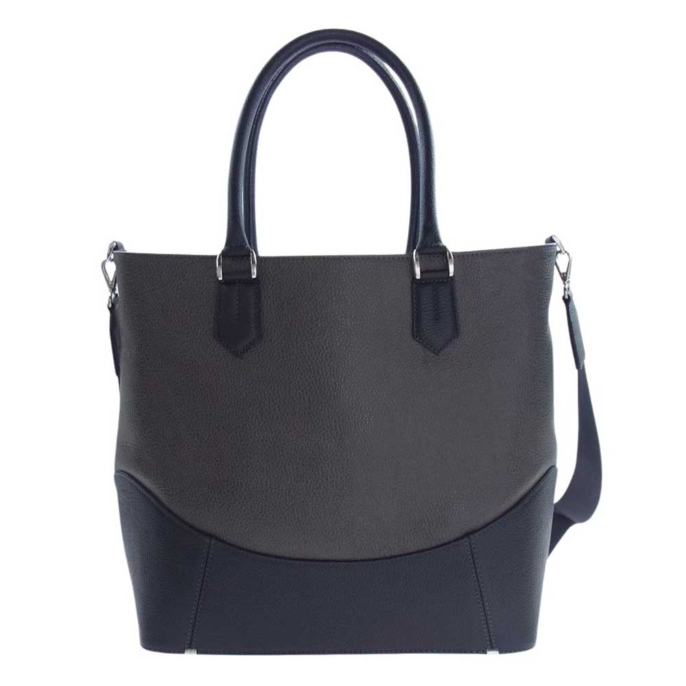 ファイブウッズ GLAZE グレイズ 2WAY トートバッグ グレー系 ブラック系【極上美品】【中古】