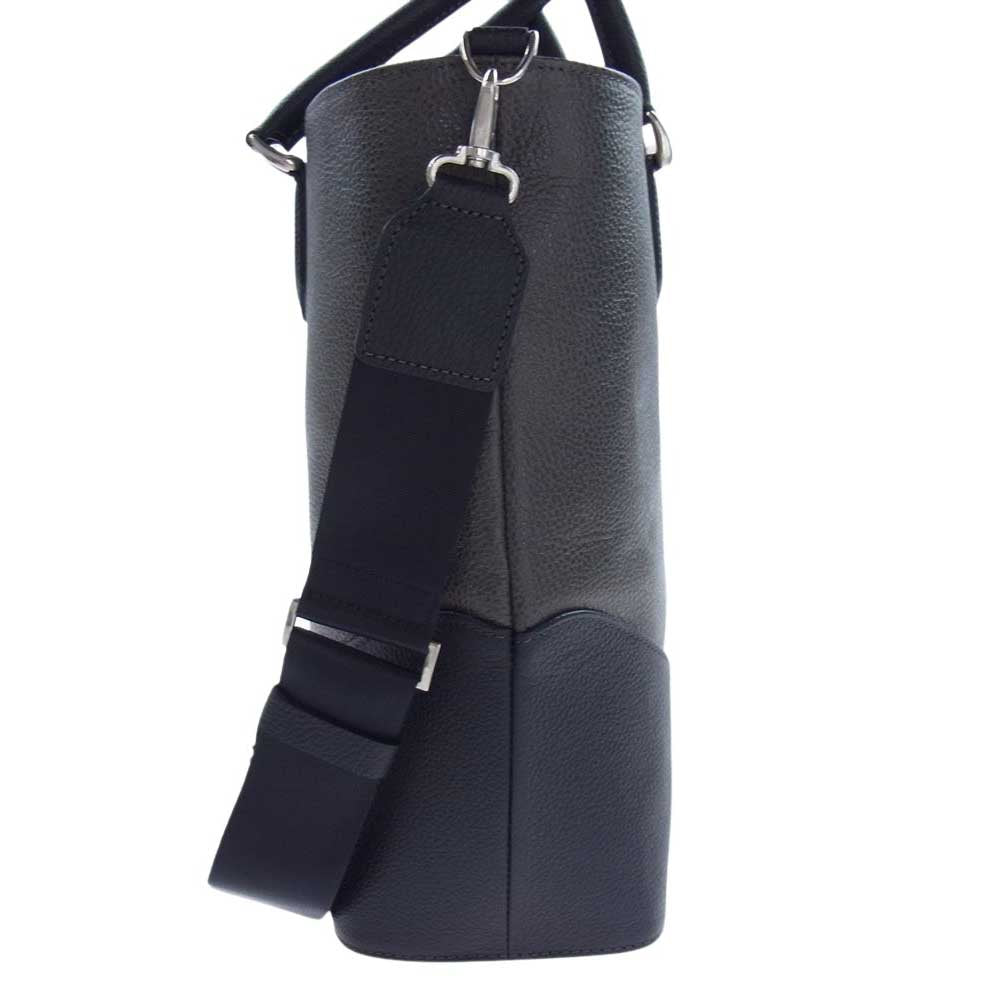 ファイブウッズ GLAZE グレイズ 2WAY トートバッグ グレー系 ブラック系【極上美品】【中古】
