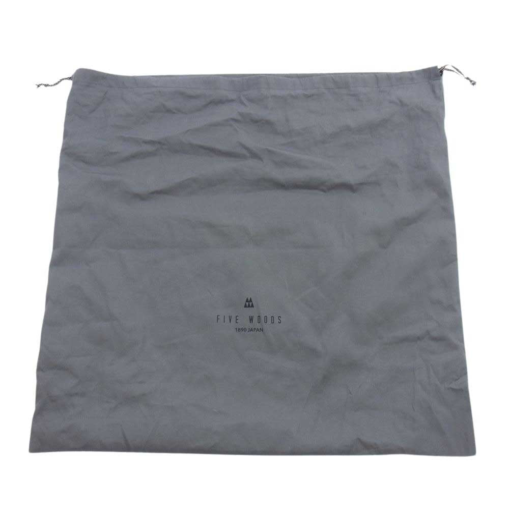 ファイブウッズ GLAZE グレイズ 2WAY トートバッグ グレー系 ブラック系【極上美品】【中古】