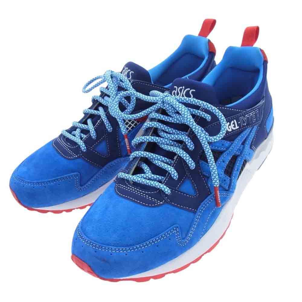 asics アシックス TQ6J4J5042 Mita Sneakers GEL-LYTE V TRICO ミタスニーカーズ 別注 ランニングシューズ スニーカー ブルー系 28.5cm【極上美品】【中古】