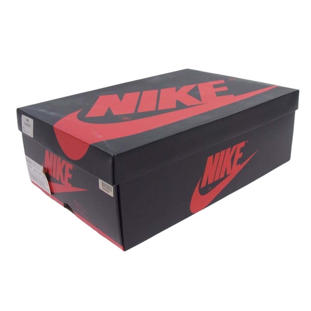 NIKE AIR JORDAN ナイキ ジョーダン 555088-001 AJ1 RETRO HIGH OG BRED エアジョーダン1 スニーカー レッド系 ブラック系 29.5ｃｍ【極上美品】【中古】