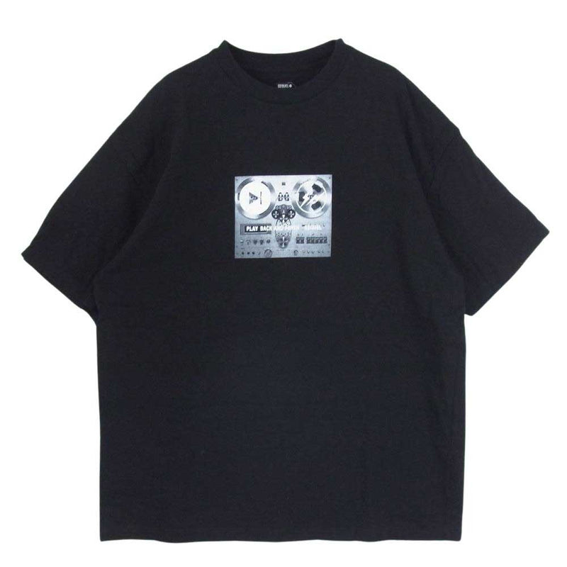 シークエル 22ss play back and forth 半袖 Tシャツ カットソー ブラック系 XL【中古】