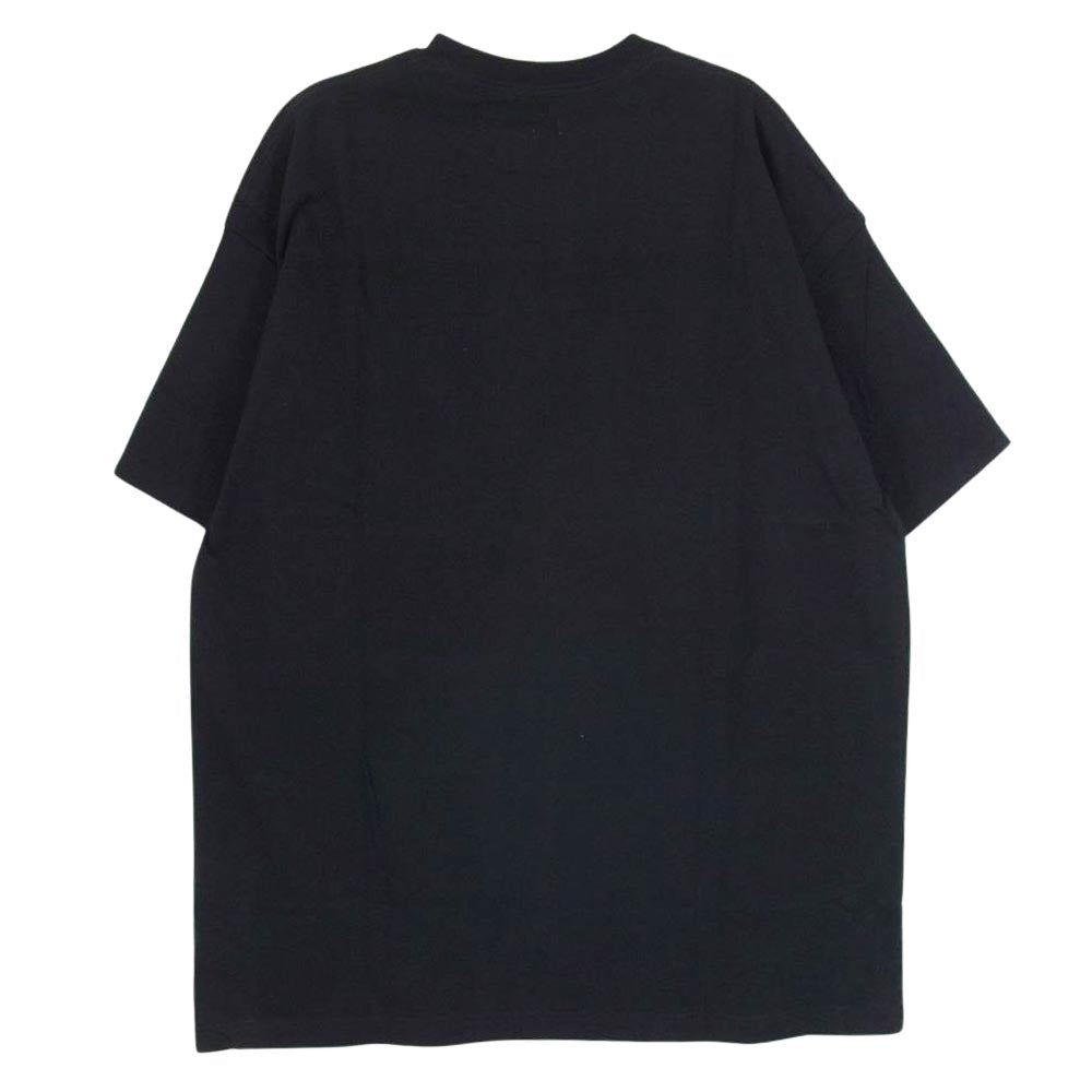 シークエル 22AW SQ-22AW-ST-12 ロゴ プリント 半袖 カットソー ブラック系 XL【中古】