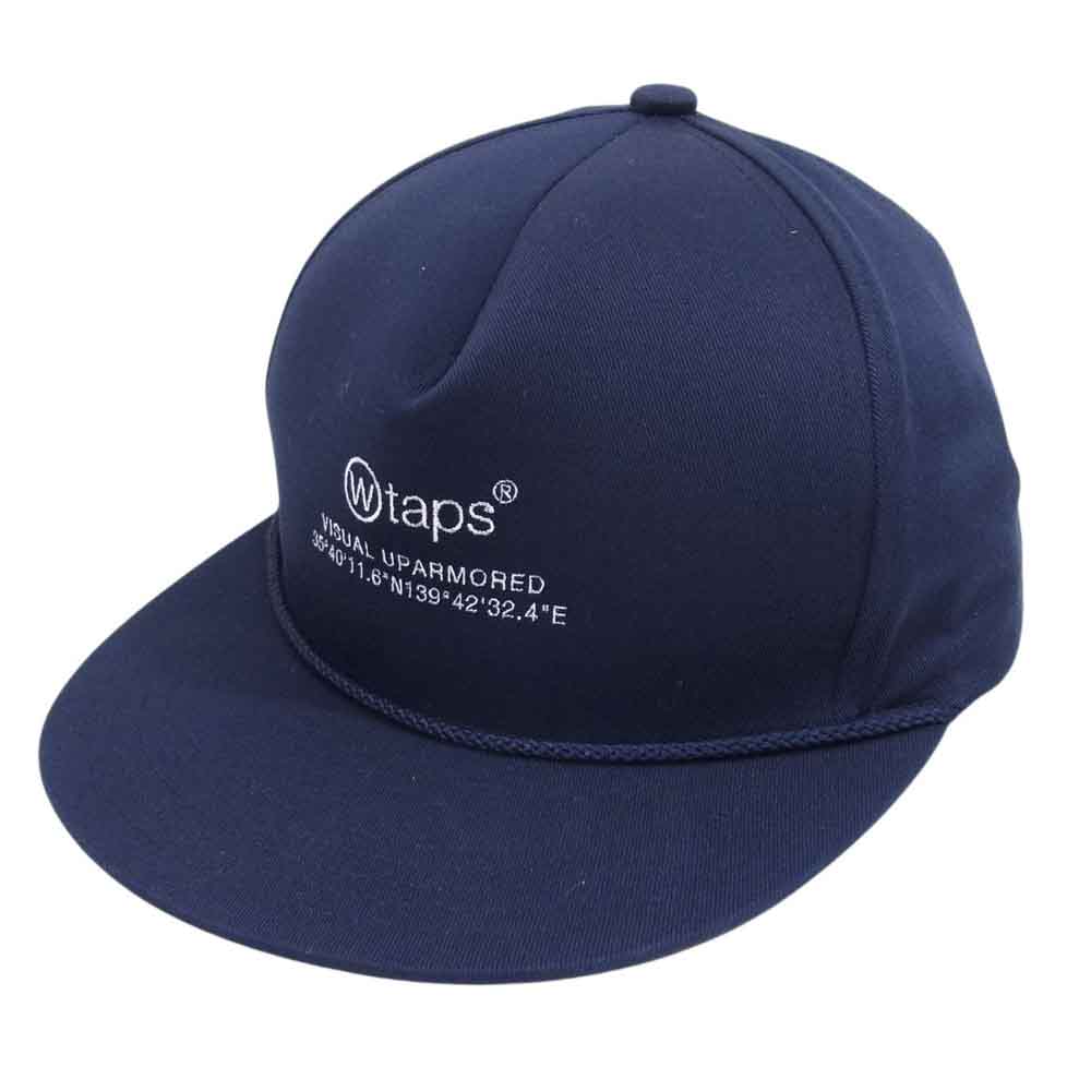 WTAPS ダブルタップス 21SS 211HCDT-HT10 MILITIA CAP トラッカー キャップ ネイビー系 X00 【中古】