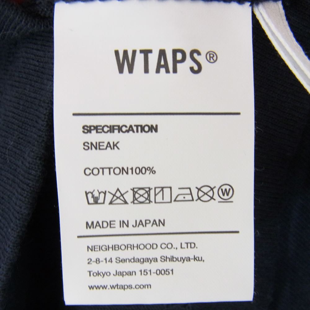 WTAPS ダブルタップス 22AW  222PCDT-ST04S URBAN TRANSITION TEE Tシャツ 半袖 カットソー ネイビー系 X02 【中古】