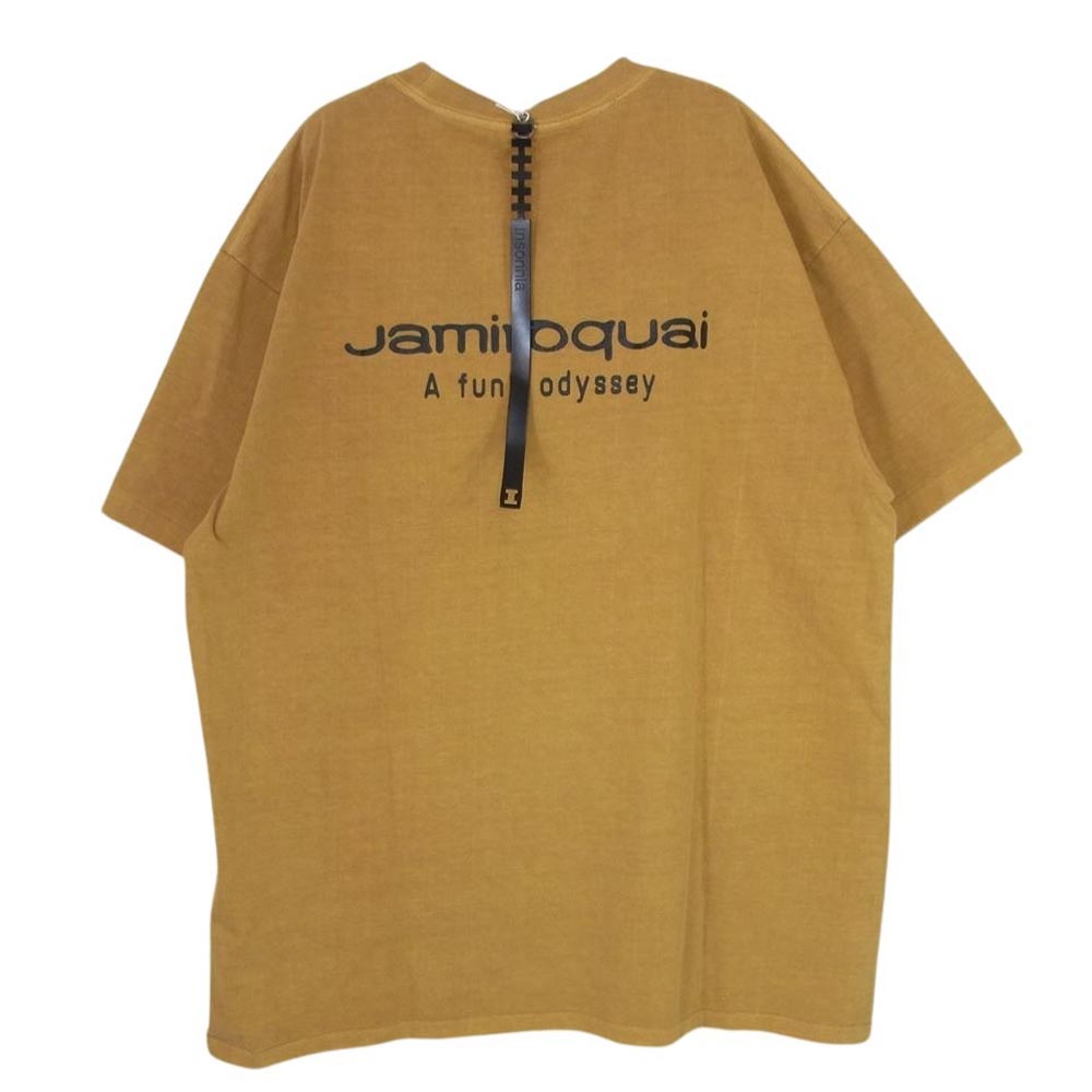 インソニアプロジェクト IP-JQ-002 × JAMIROQUAI ジャミロクワイ プリント 半袖 Tシャツ イエロー系 3【美品】【中古】