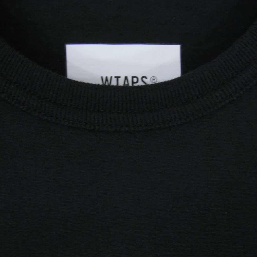 WTAPS ダブルタップス 23SS 231ATDT-CSM13 DESIGN 01 SS TEE ポケット 半袖 Tシャツ カットソー ブラック系 X03 【中古】