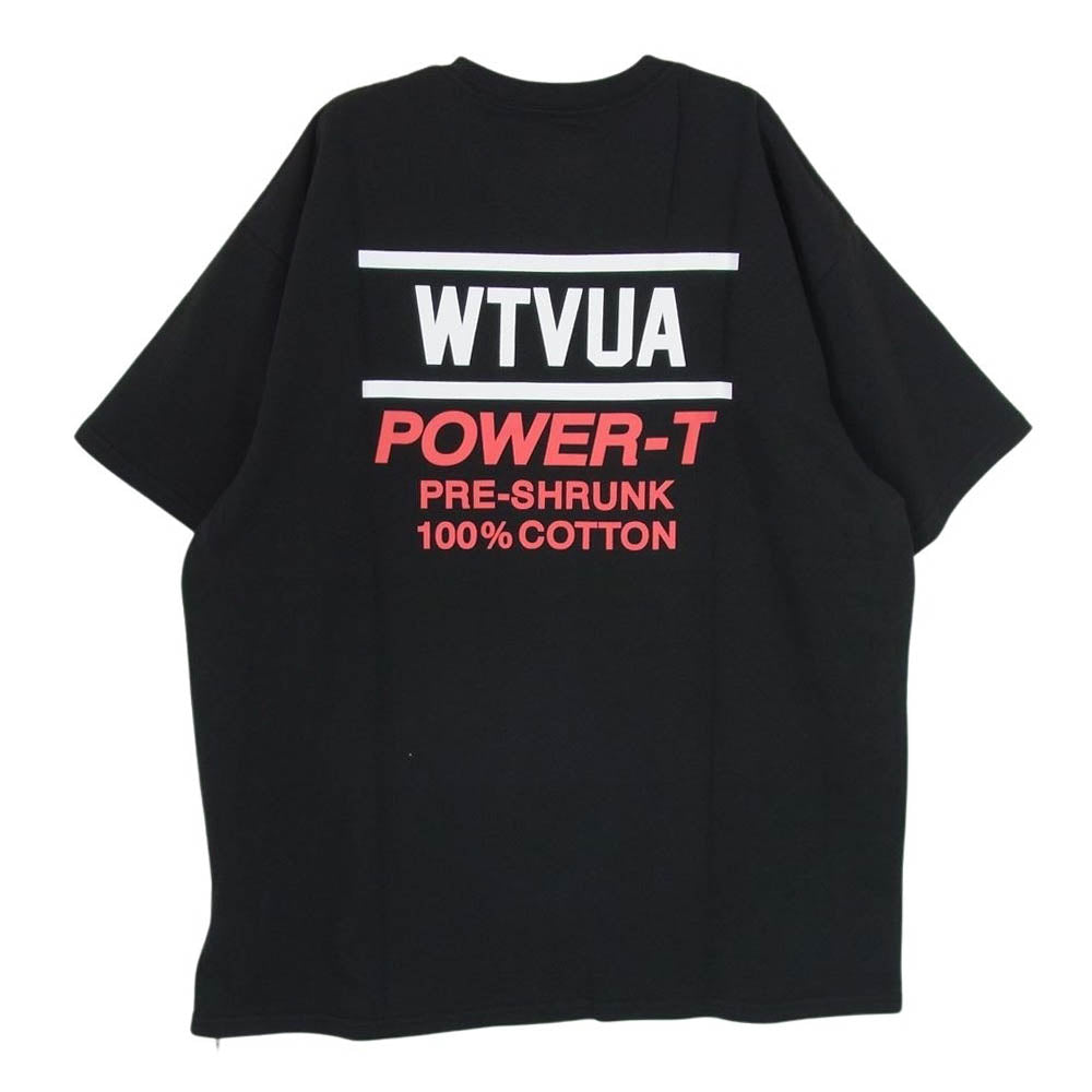 WTAPS ダブルタップス 22AW 22217OND-CSM01 ONEITA POWER T SS パワー ショートスリーブ オニータ 半袖 Ｔシャツ  カットソー ブラック ブラック系 X03 【中古】