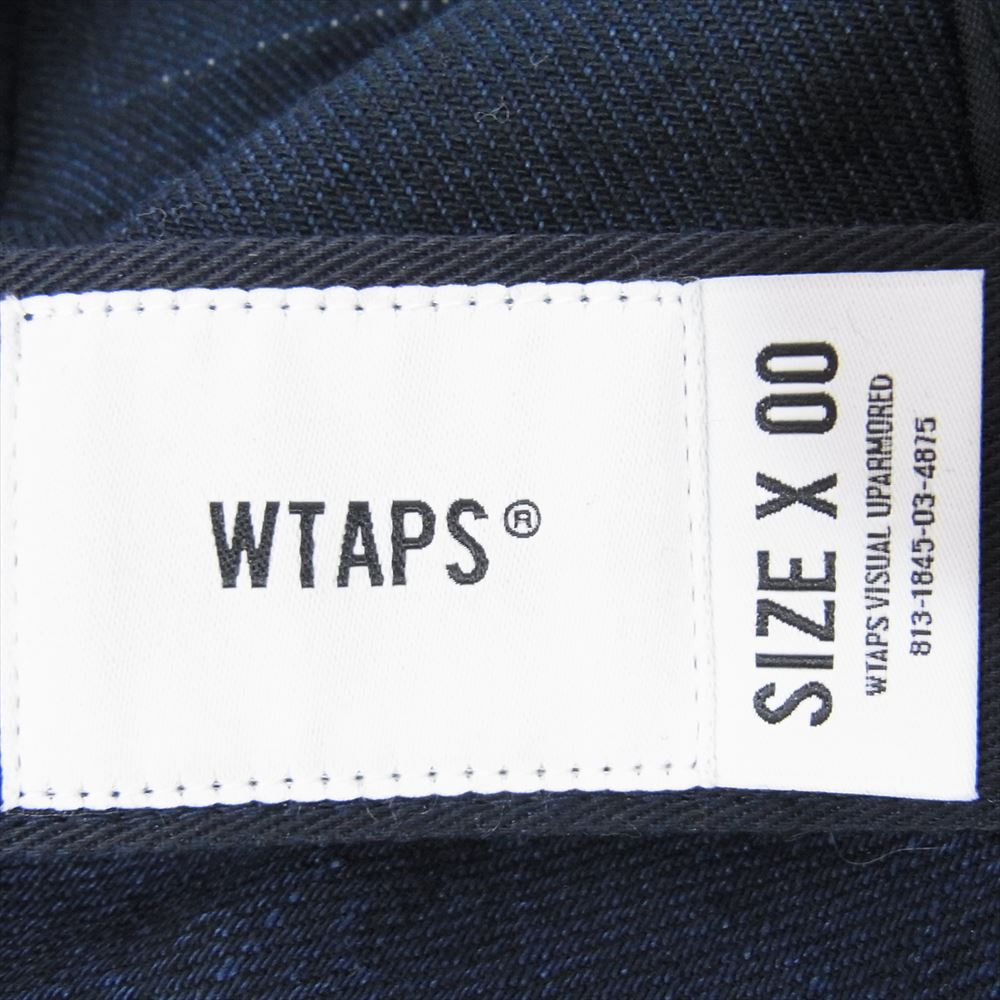 WTAPS ダブルタップス 23SS 231HCDT-HT06 T-5 02 Cap Cotton Denim キャップ 帽子 ネイビー系 X00 【美品】【中古】