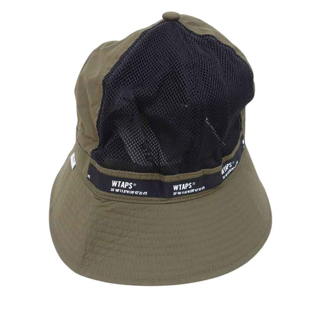 WTAPS ダブルタップス 22SS 221HCDT-HT19  BALL 02 HAT NYLON TUSSAH ハット カーキ系 X03 【中古】