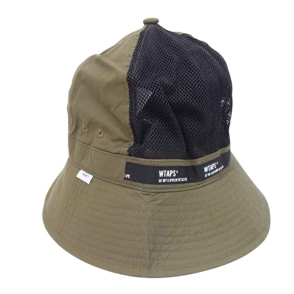 WTAPS ダブルタップス 22SS 221HCDT-HT19  BALL 02 HAT NYLON TUSSAH ハット カーキ系 X03 【中古】