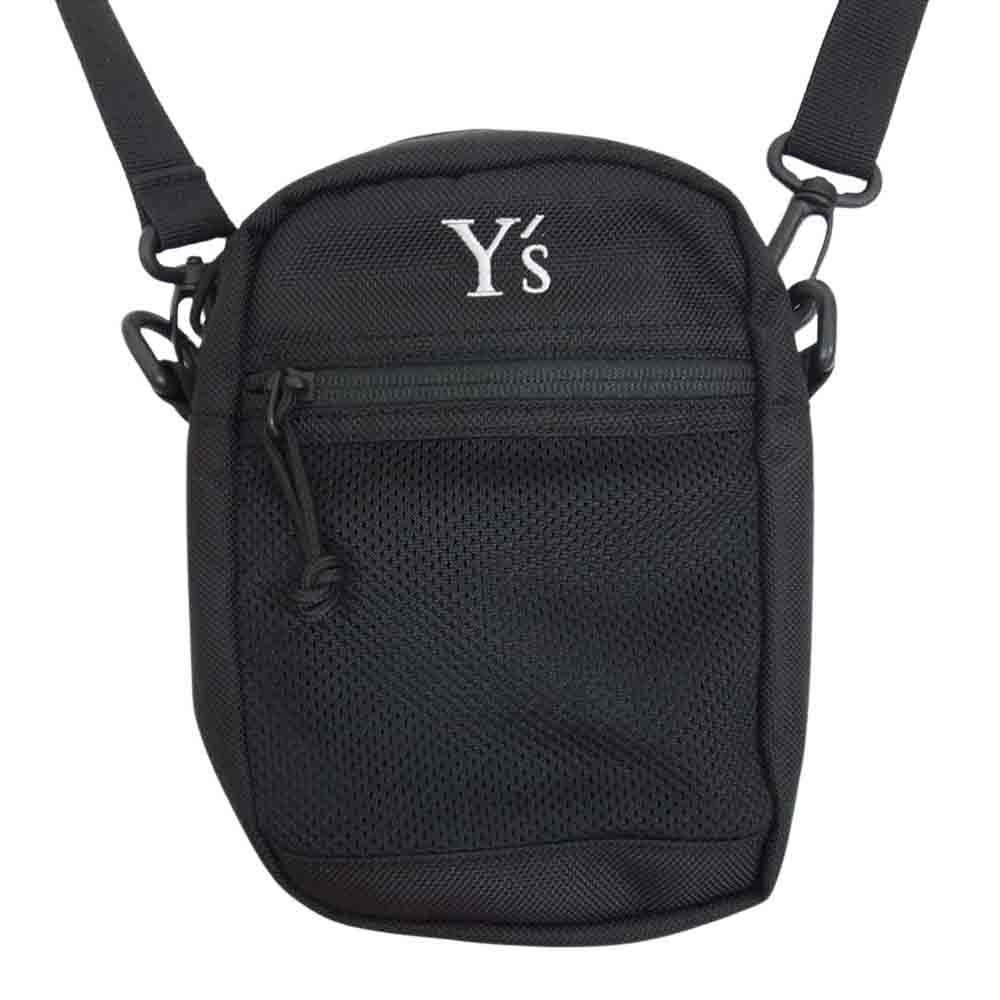 Y's Yohji Yamamoto ワイズ ヨウジヤマモト YX-121-997 NEWERA ニューエラ ロゴ刺繍 ミニ ショルダーバッグ ブラック系【美品】【中古】