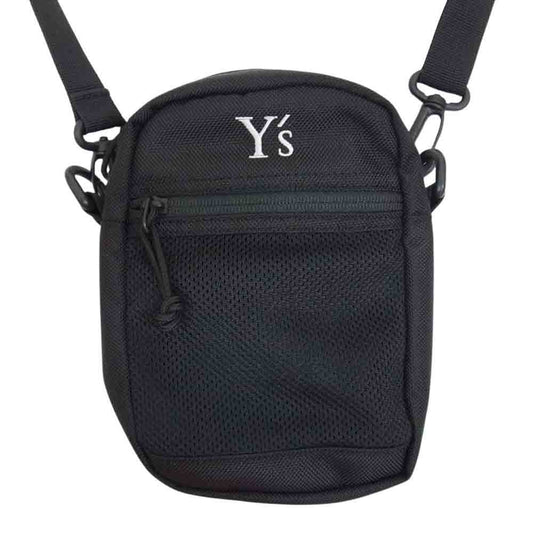 Y's Yohji Yamamoto ワイズ ヨウジヤマモト YX-121-997 NEWERA ニューエラ ロゴ刺繍 ミニ ショルダーバッグ ブラック系【美品】【中古】