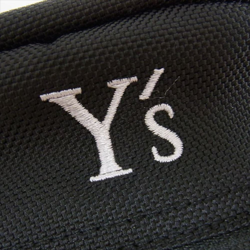 Y's Yohji Yamamoto ワイズ ヨウジヤマモト YX-121-997 NEWERA ニューエラ ロゴ刺繍 ミニ ショルダーバッグ ブラック系【美品】【中古】