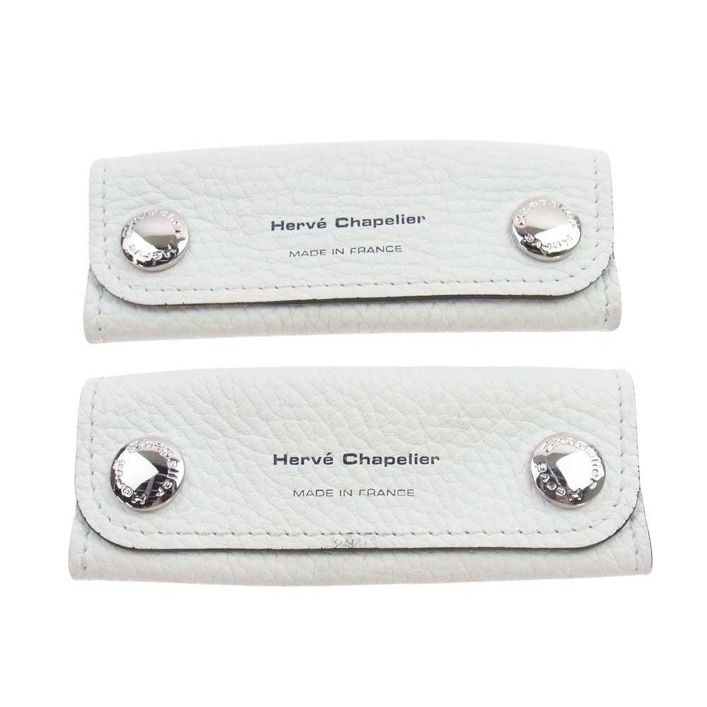 Herve Chapelier エルベ・シャプリエ ハンドルグリッパー ハンドルカバー 2個セット ホワイト系【中古】