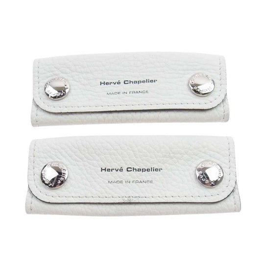 Herve Chapelier エルベ・シャプリエ ハンドルグリッパー ハンドルカバー 2個セット ホワイト系【中古】